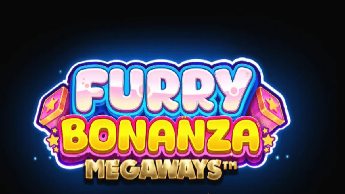 Karakter beruang lucu dalam slot Furry Bonanza Megaways