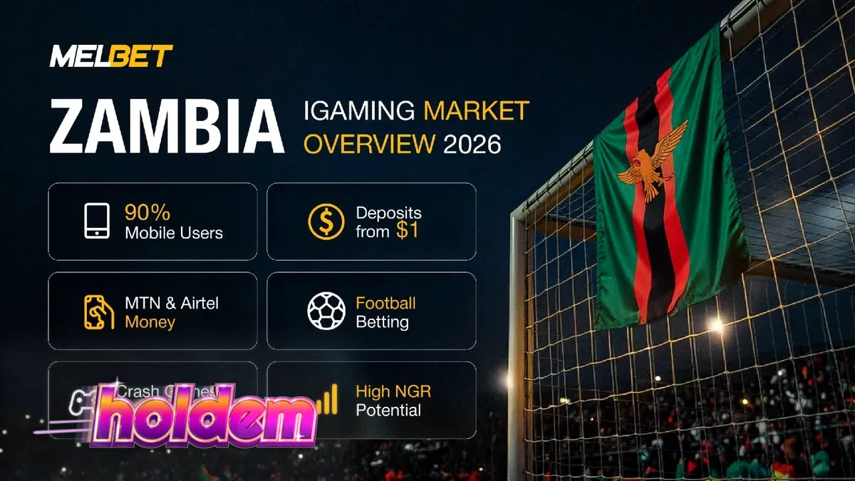 Pemandangan digital yang mencerminkan pertumbuhan pasar iGaming di Zambia